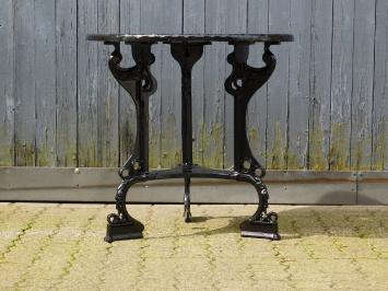 Garden set ''Versailles'', black cast iron, art nouveau style, chairs and table