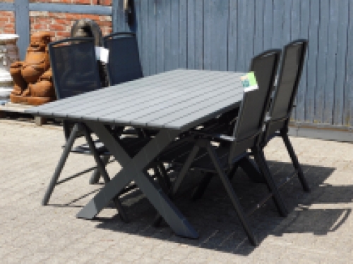 Laatste: Tuinset Atlanta - 4 stoelen en tafel