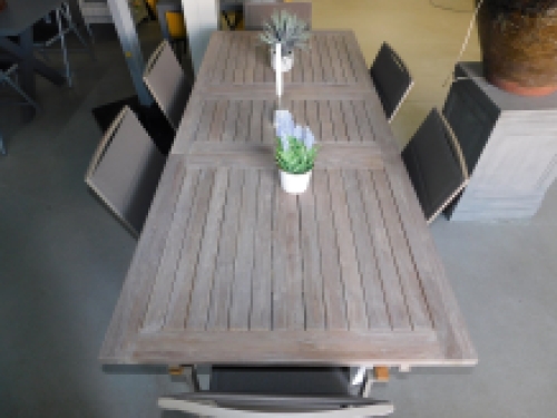 Laatste: Tuinset Venice - 6 stoelen en tafel