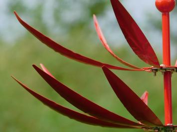 Tuinsteker Windspinner - 80 cm - Rood - Metaal