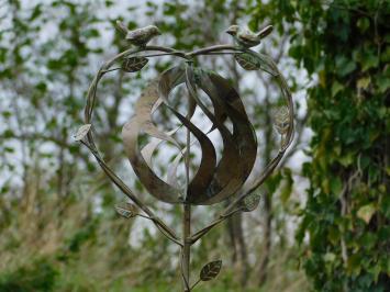 Tuinsteker Spinner met Vogels - 150 cm - Metaal