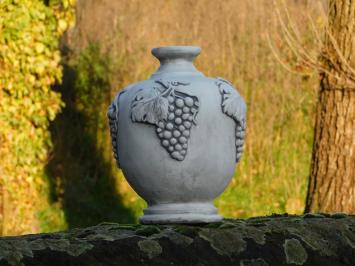 Gartenvase mit Weintrauben - Stein