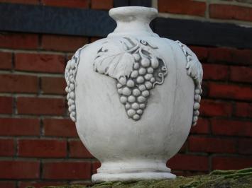 Garden Vase with Grapes - Stone - Water