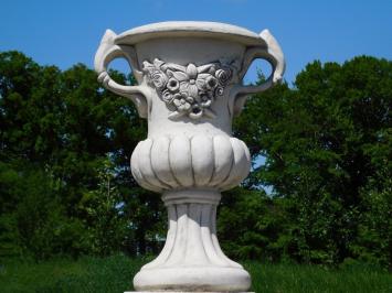 Garden Vase with Ears on Pedestal - 153 cm - Stone