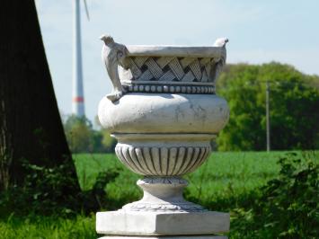 Gartenvase mit Ohren - 53 cm - Detailliert - Stein