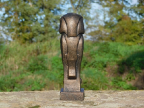 Statue Eule - ganz aus Gusseisen