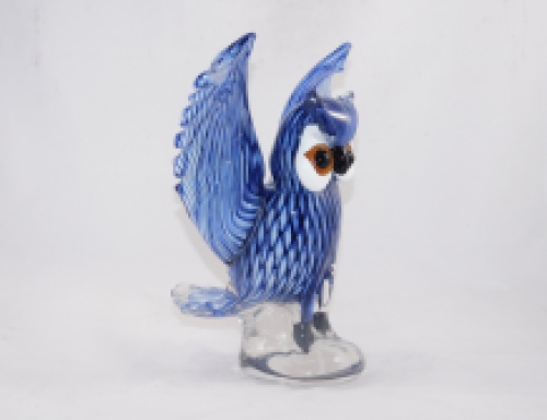 Glass sculpture Owl in Murano style