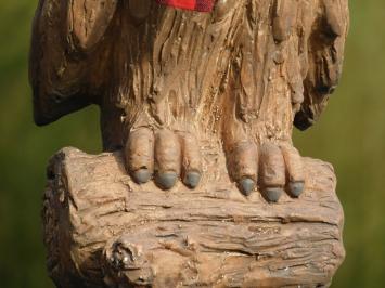 Christmas Owl on Tree Trunk - Polystone - Woodlook