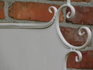 Large Sign - Old White - Iron - Advertising sign