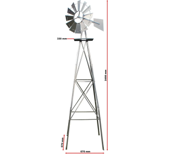 Windmill XL – 245 cm – Metal – US Windmill