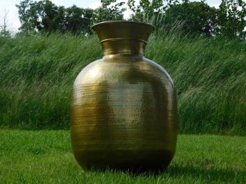 Einmalig: Vase XL - 80 cm - Gold - Metall