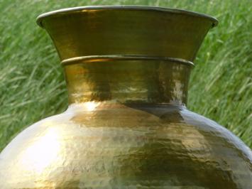 Einmalig: Vase XL - 80 cm - Gold - Metall