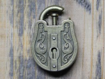 Vintage Puzzle Lock - Metal