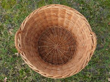Vintage Rieten Mand - Groot - Rotan