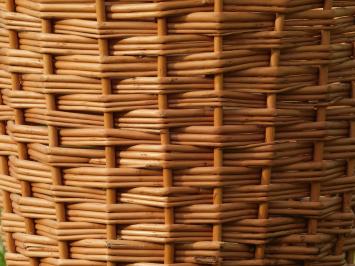 Vintage Rieten Mand - 26 cm - Rotan