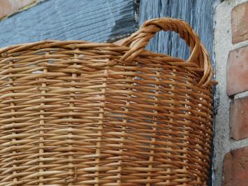 Vintage Rieten Mand - Wanddecoratie - Rotan