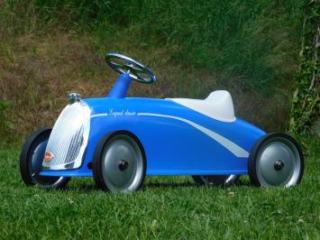 Vintage Auto - Blauw ''Legend Classic'' - 80 x 40 cm - Metaal