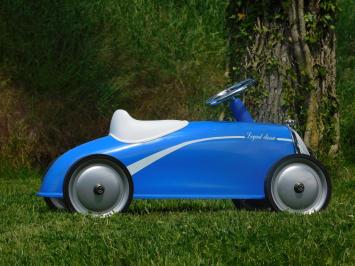 Vintage Auto - Blauw ''Legend Classic'' - 80 x 40 cm - Metaal