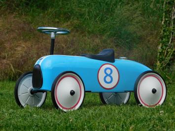 Vintage Car - Blue #8 - 80 x 40 cm - Metal