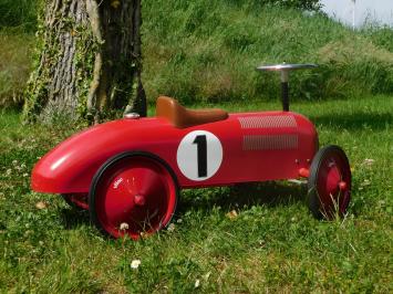 Vintage Car - Red - 76 x 40 cm - Metal