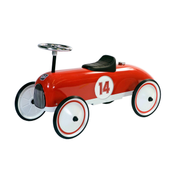 Vintage Auto - Rood #14 - 75 x 40 cm - Metaal
