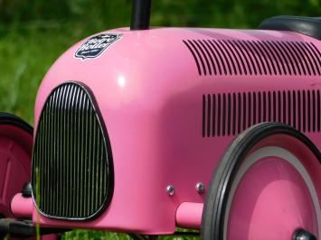 Vintage Car - Pink - 76 x 40 cm - Metal