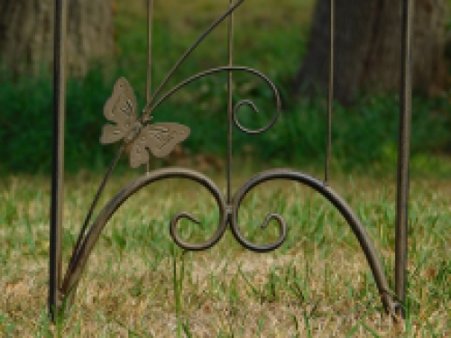 Butterfly ornament - garden stick - brown