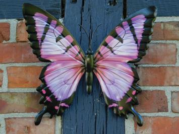 Purple Butterfly - 35 cm - Wall Decoration - Metal