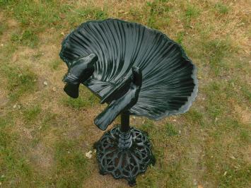 Fors Bird bath - Dark green - Alu - Garden decoration