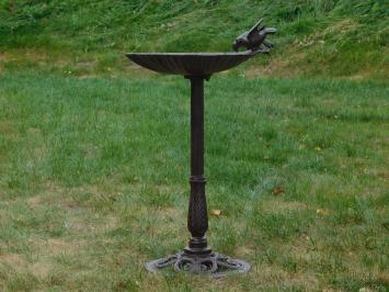 Fors Bird Bath on Stand - Cast iron - Brown