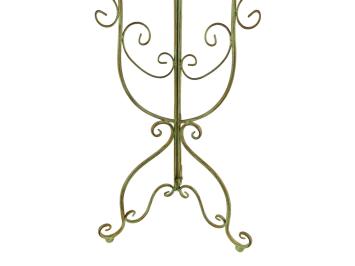 Bird Bath with Little Birds - 75 cm - Rustic Green - Metal