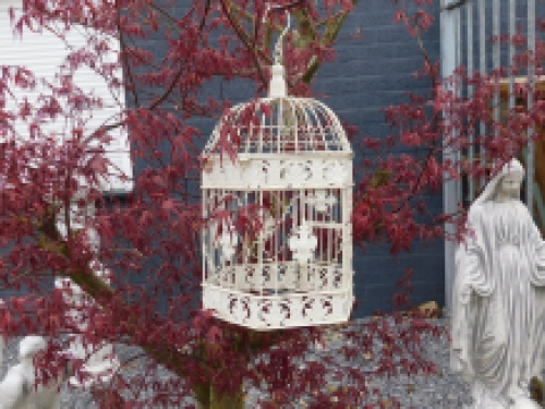 1 large cage for the bird, metal