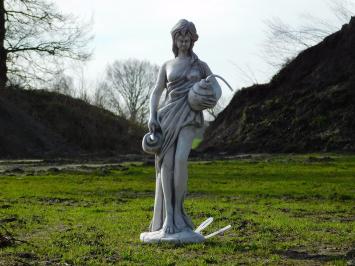 Frau mit Krügen - 80 cm - Stein - Wasserauslauf