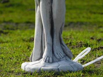 Frau mit Krügen - 80 cm - Stein - Wasserauslauf