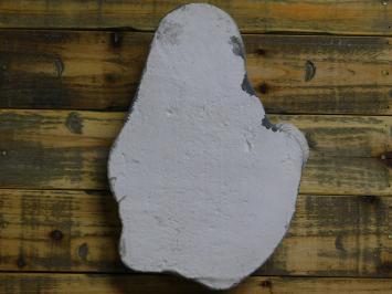 Woman with Child - Stone - White with Grey - Sculpture