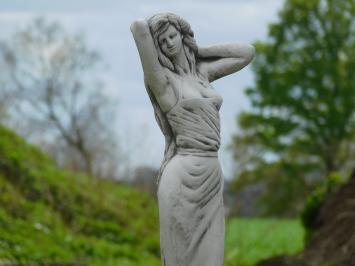 Statue Frau am Wasserlauf - 70 cm - Stein