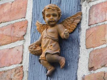 Wall Angel - Cast iron - Oxide