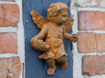 Wall Angel - Cast iron - Oxide