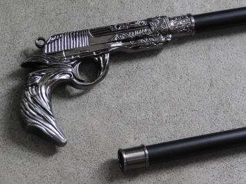 Wandelstok pistolera - alu - 93cm