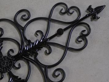 Window grille Vie - wall ornament - black - wrought iron, only 2