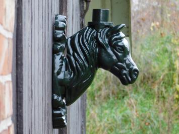 Wall arm Horse Head for Lamp - Alu - Green