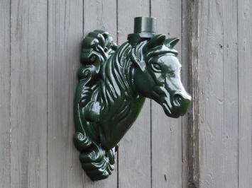 Wall arm Horse Head for Lamp - Alu - Green