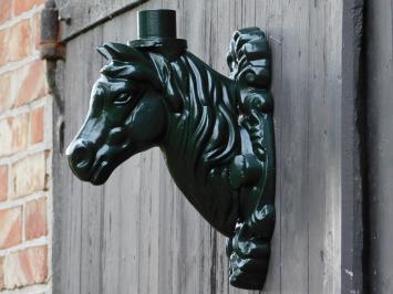 Wall arm Horse Head for Lamp - Alu - Green