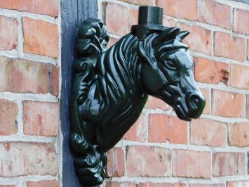 Wall arm Horse Head for Lamp - Alu - Green