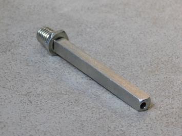 Exchange pin hollow - 10 cm - 8 x 8 mm - M 12 - 15 mm