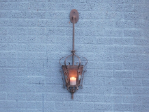 Large wall sconce - wrought iron