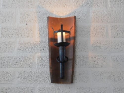 Lantern roof tile with torch