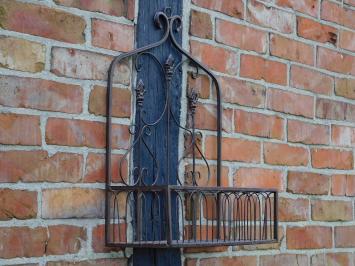 Wall rack large - Antique Rust - Wrought iron