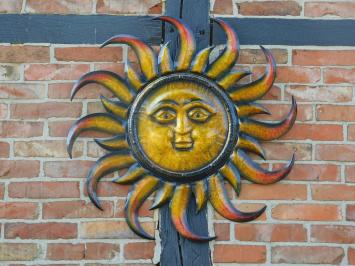 Wandornament Sonne XL – 80 x 80 cm – Metall