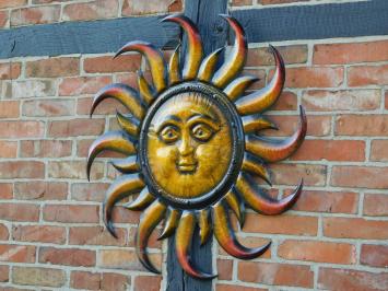Wandornament Sonne XL – 80 x 80 cm – Metall